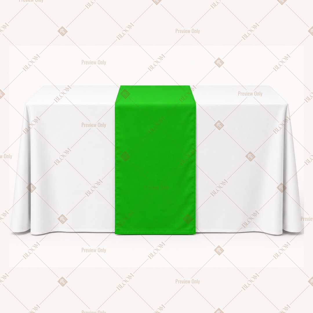 Lemon Yellow Table Runner Pack Of 12