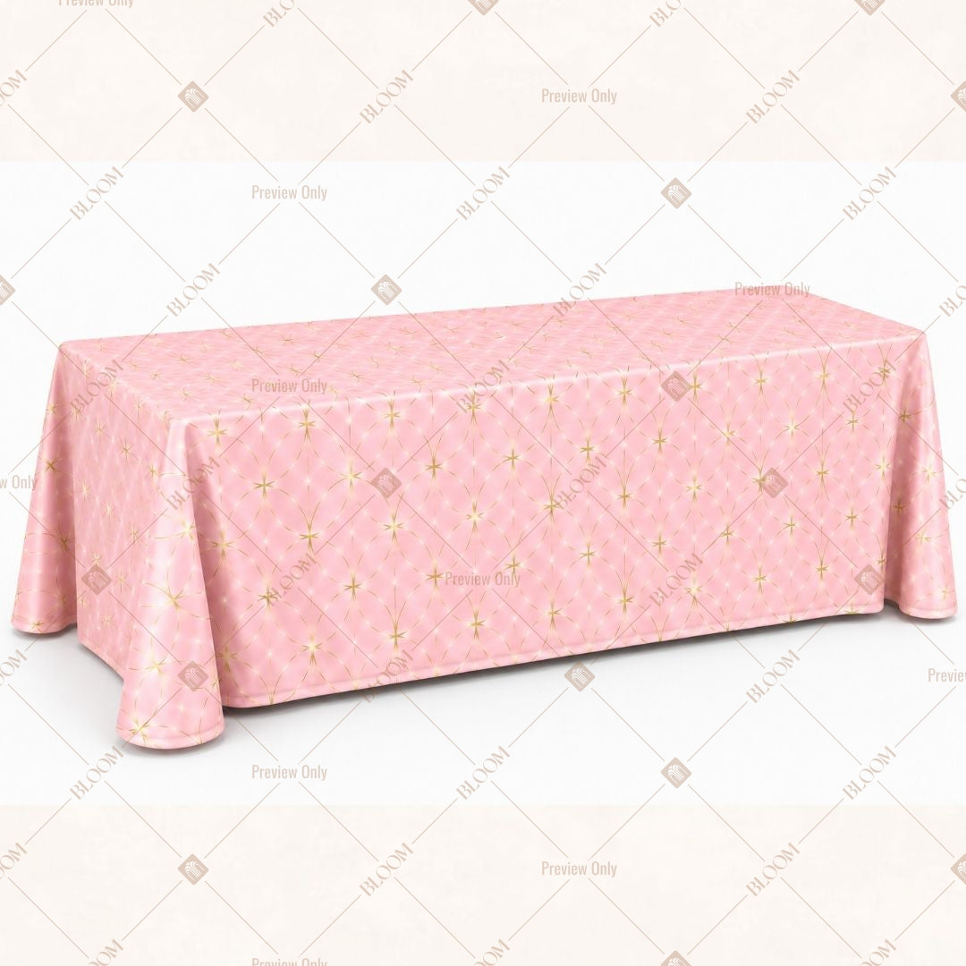 Pink Pastel Table Cover Pack Of 6