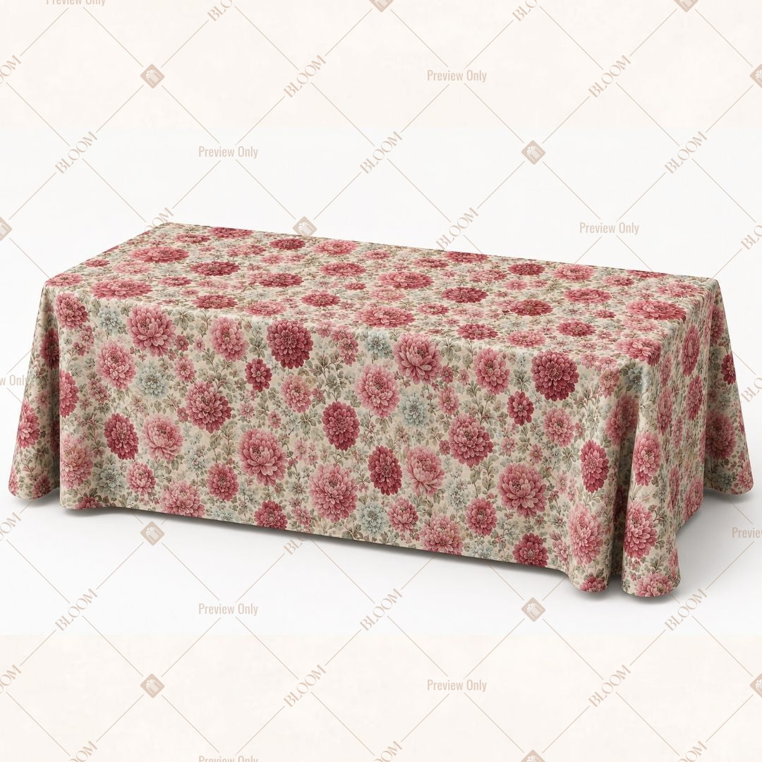 Rose Floral Table Cover Pack Of 6