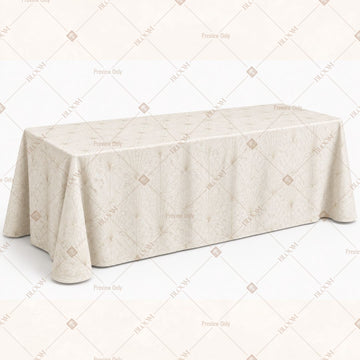 Cream Minimal Table Cover Pack Of 6