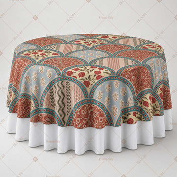 Bohemian Arch Floral Table Overlay Pack of 6