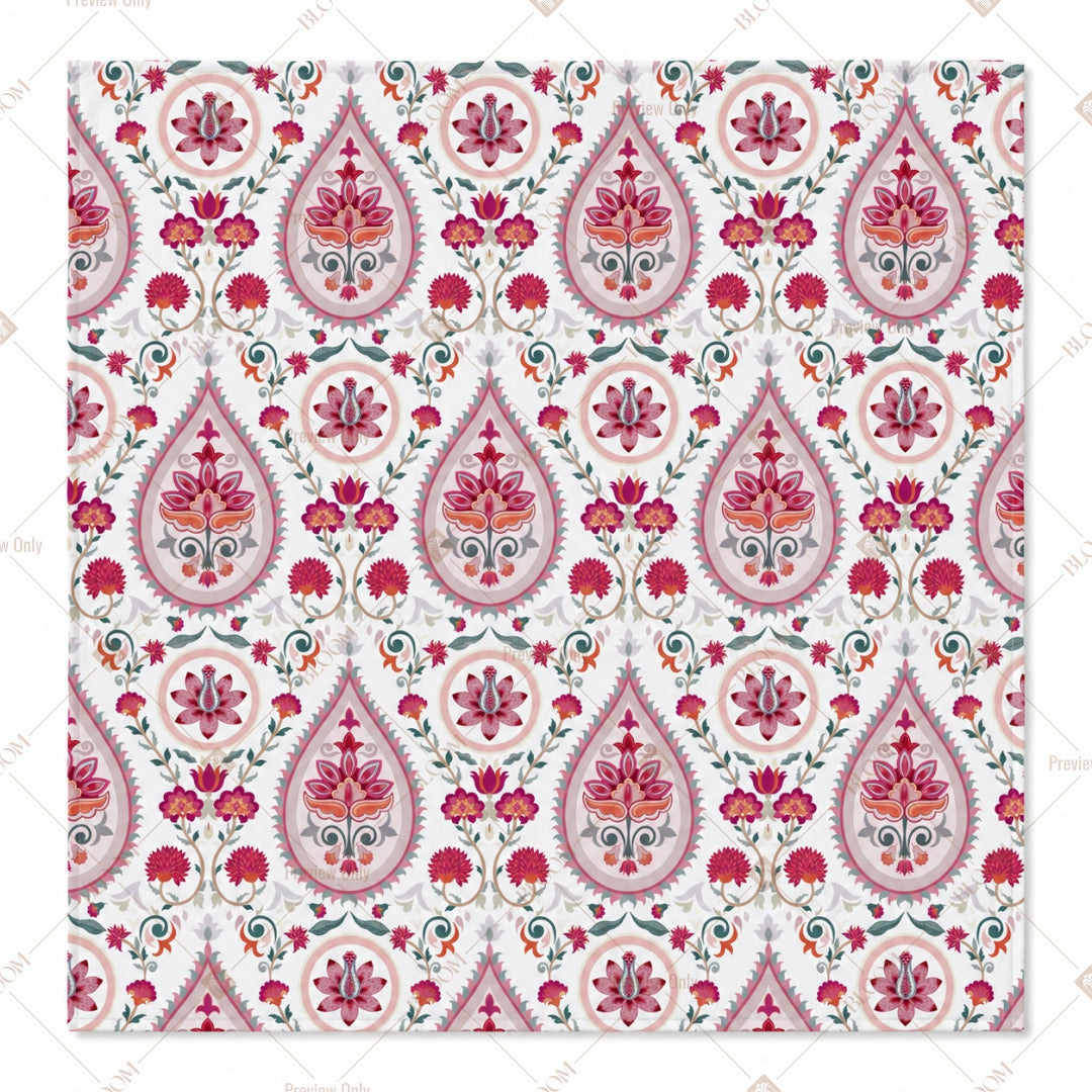 Pink Paisley Pattern Design