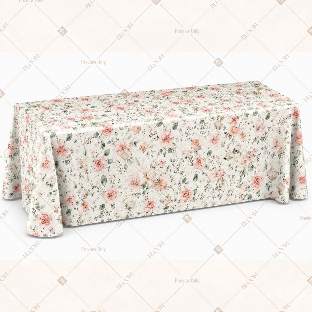 Pastel Wildflower Table Cover Pack Of 6
