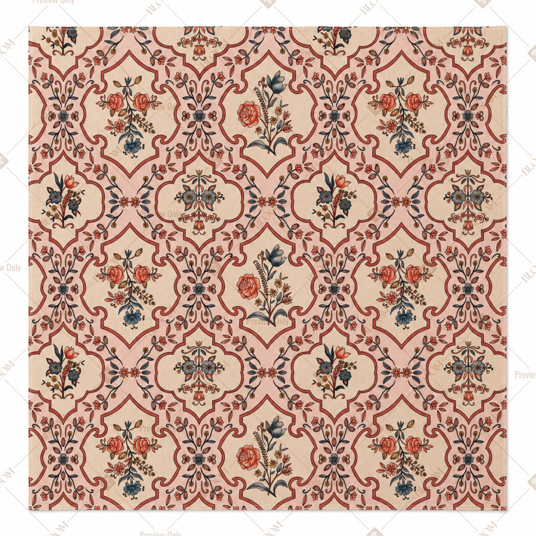 Vintage Medallion Tile Pattern Design