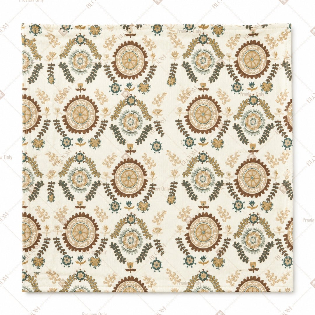 Classic Medallion Geometric Pattern Design