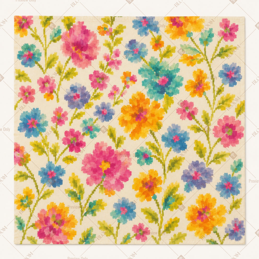 Colorful Floral Pattern Design