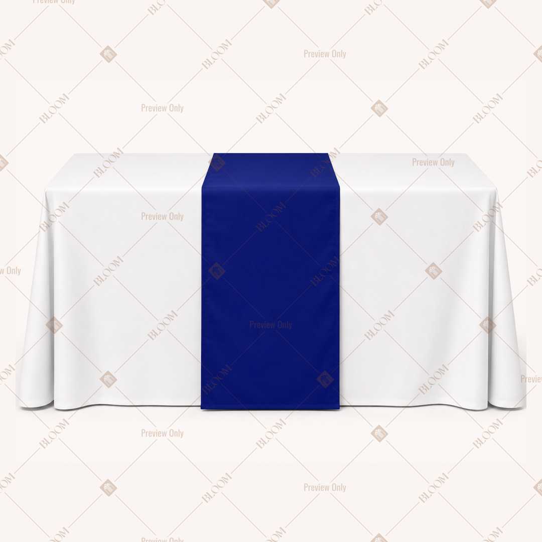 Navy Blue Table Runner Pack Of 12