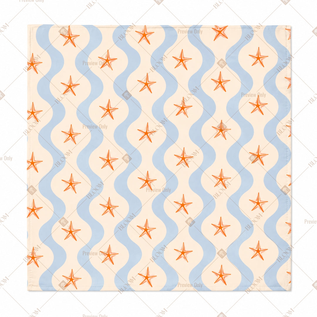 Retro Orange Geometric Pattern Design