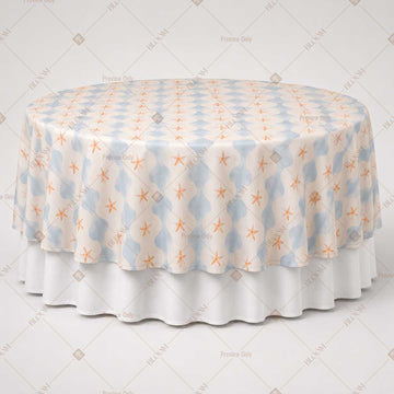 Pastel Stripe Floral Table Overlay Pack of 6