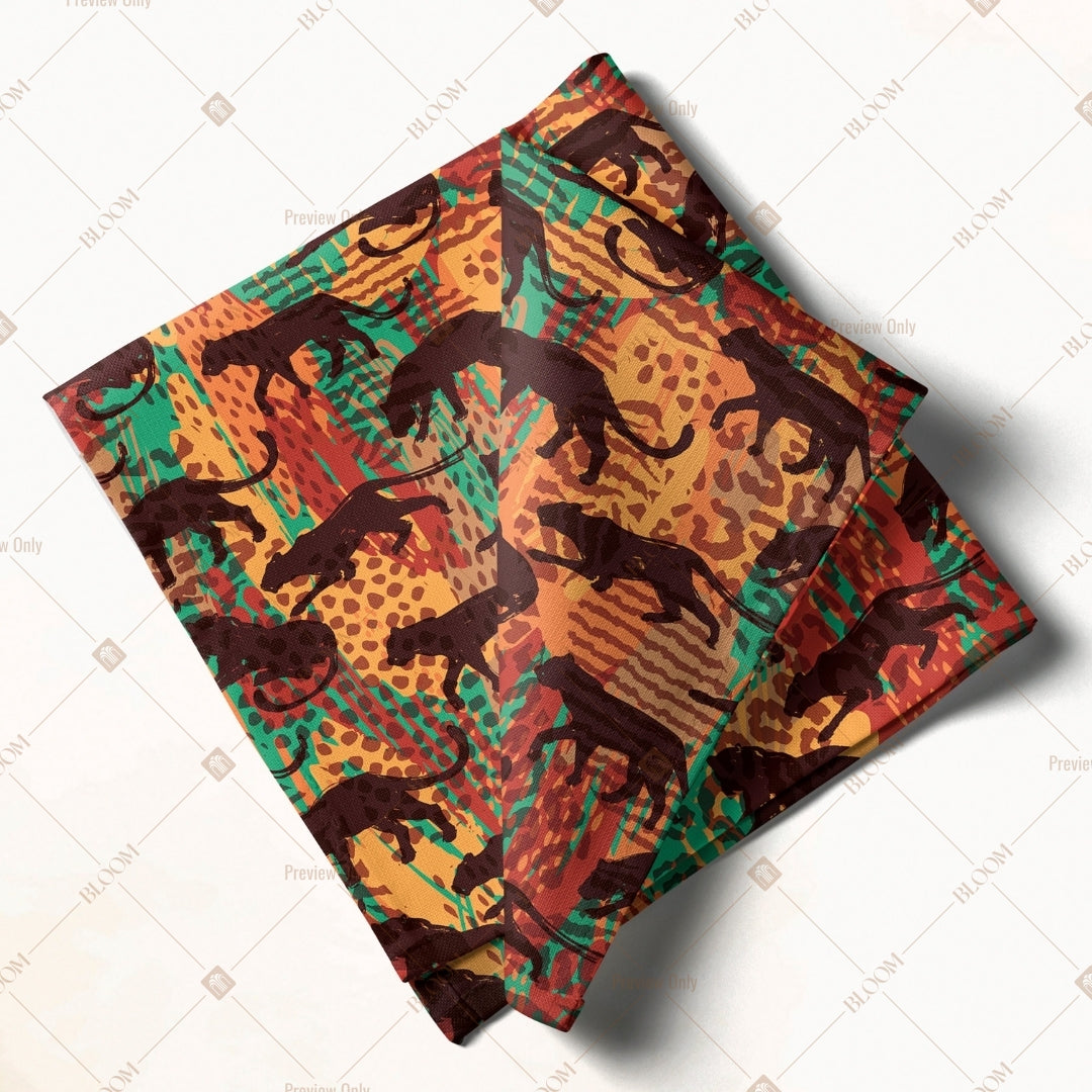 Tropical Jungle Pattern Napkin Pack of 20