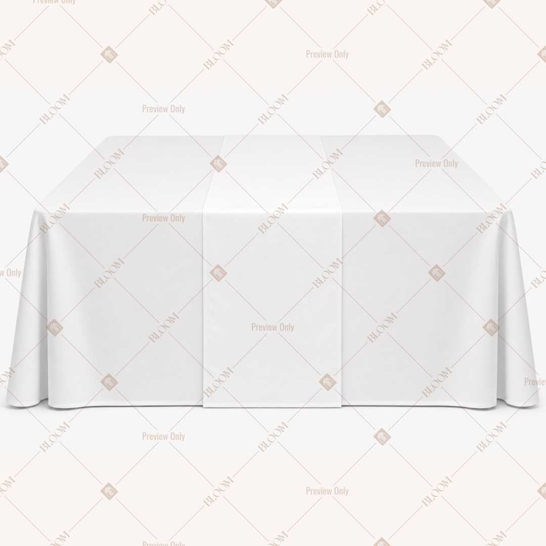 Off White Table Runner Pack Of 12