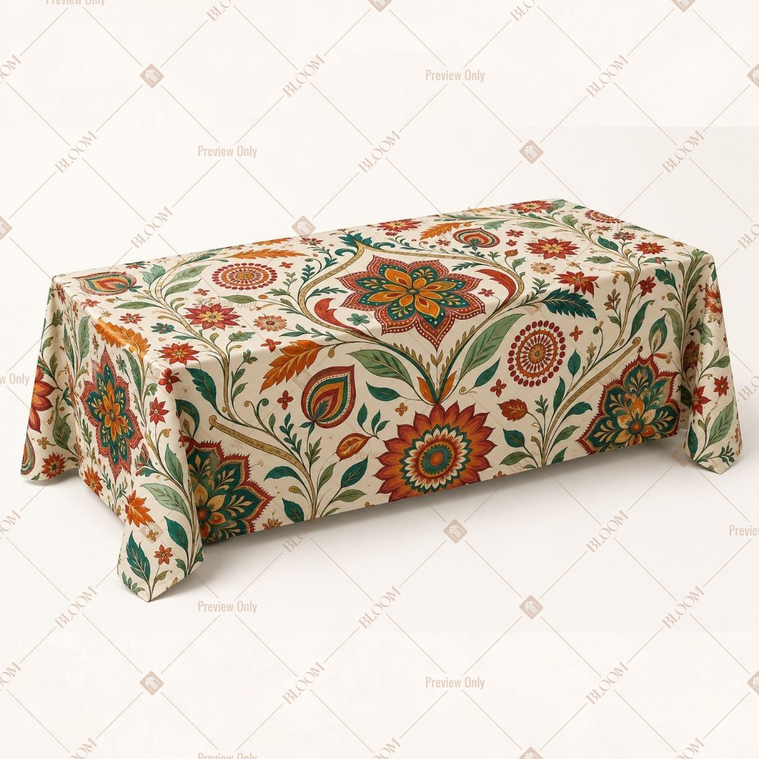 Boho Mandala Table Cover Pack Of 6