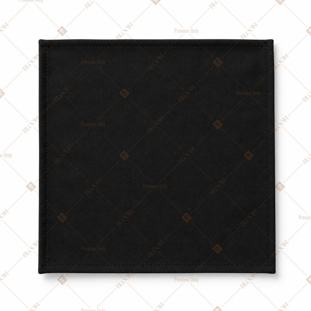 Black Napkin Pack of 20