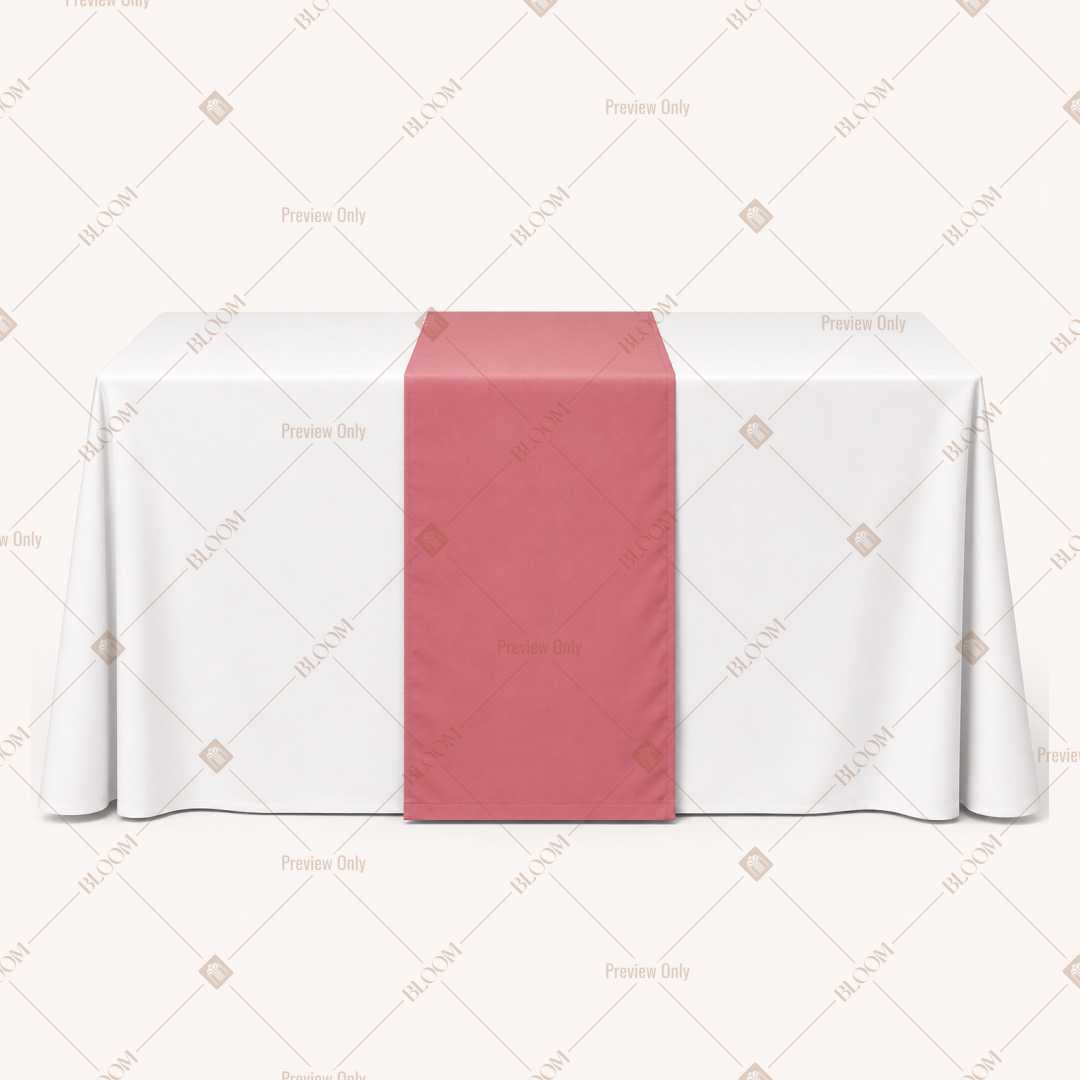 Rose Table Runner Pack Of 12