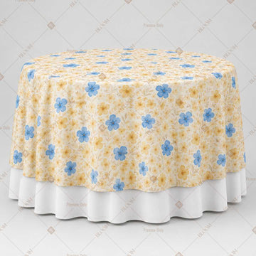 Blue Wildflower Meadow Table Overlay Pack of 6