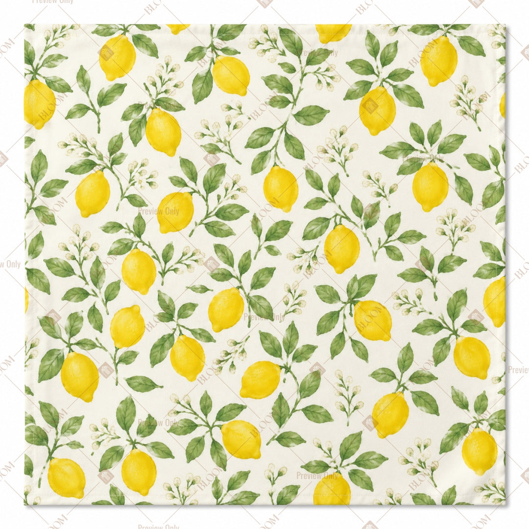 Lemon Citrus Pattern Design