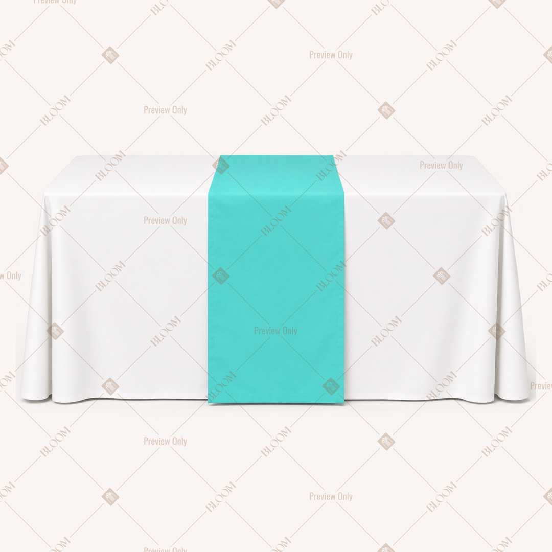 Turquoise Table Runner Pack Of 12