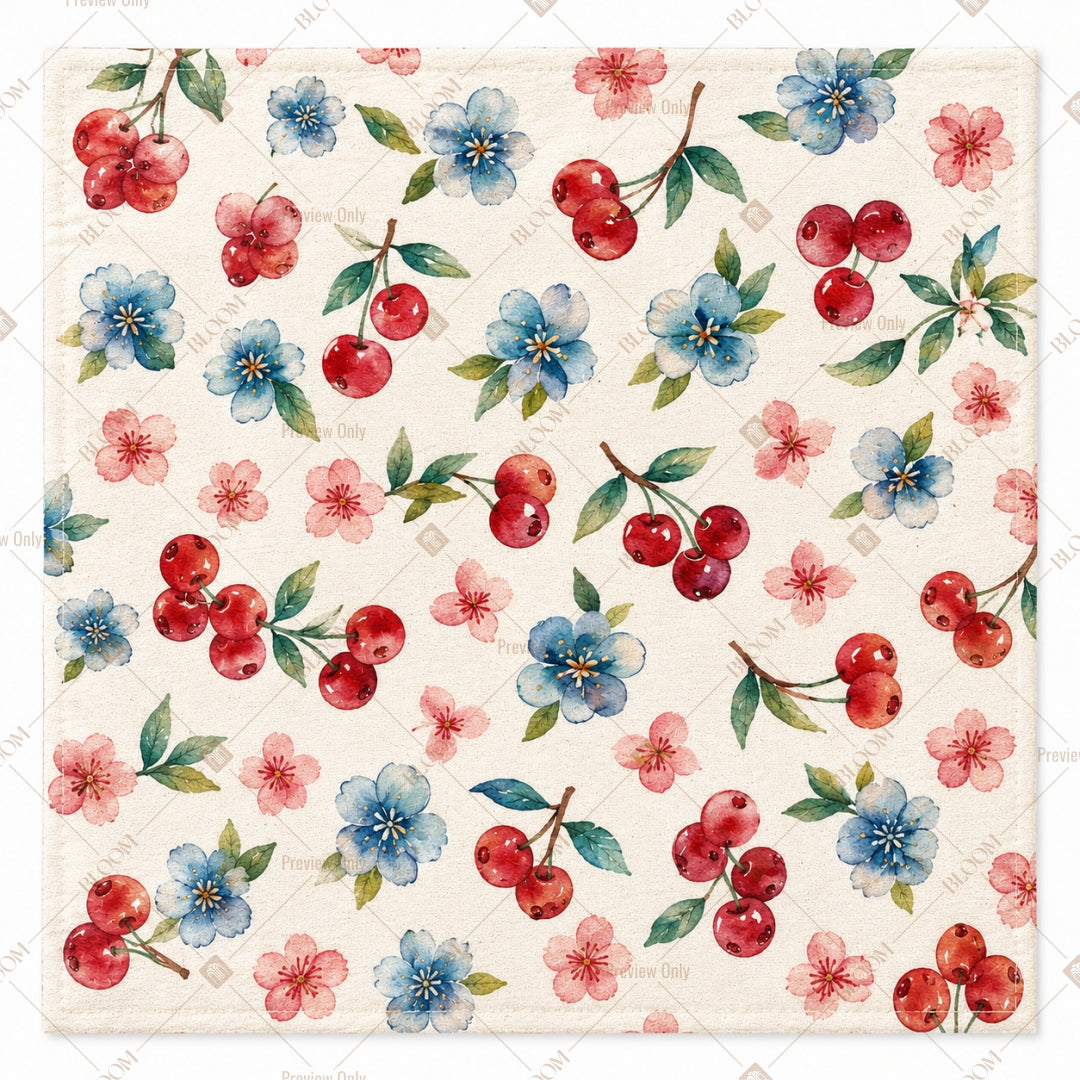 Cherry Fruit Pattern Design