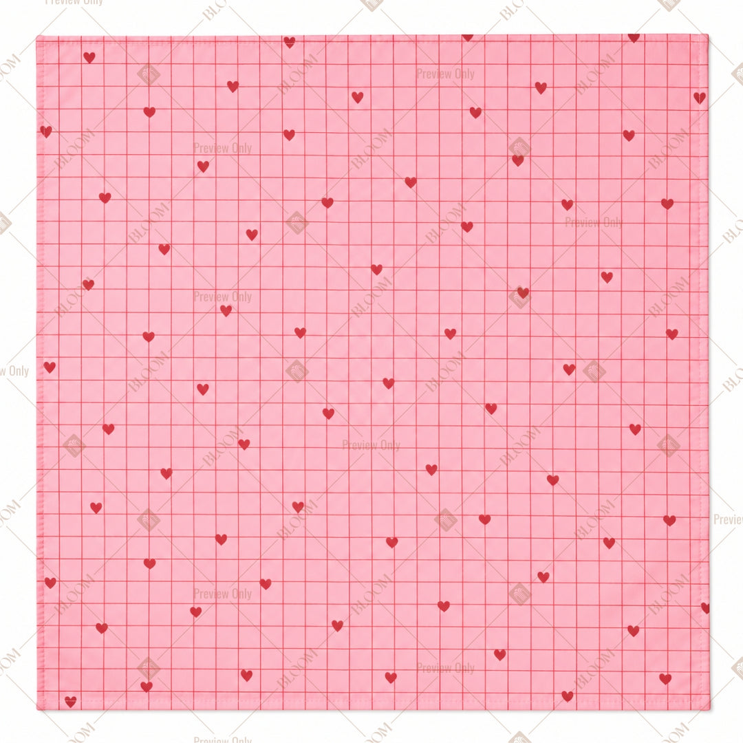 Pink Grid Pattern Design