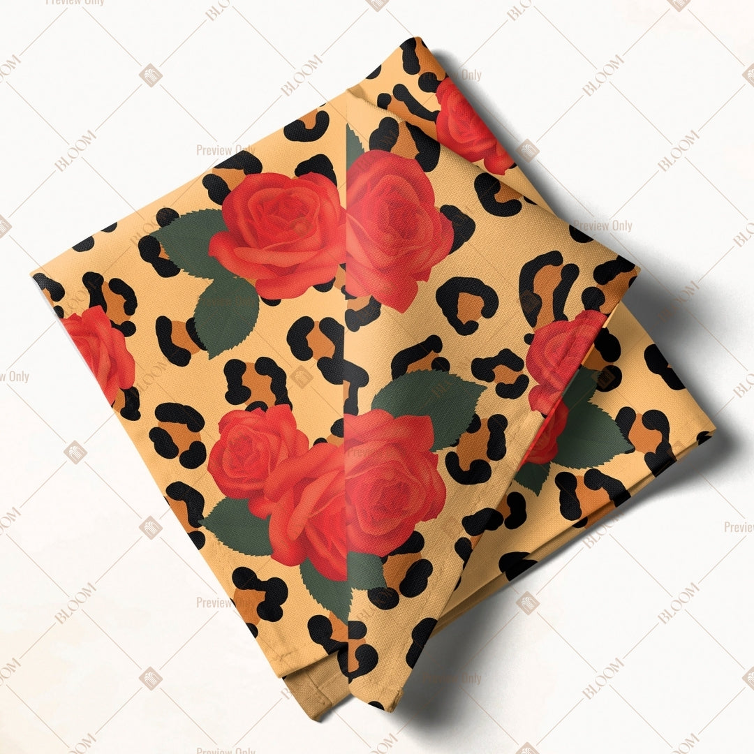 Wild Animal Print Napkin Pack of 20