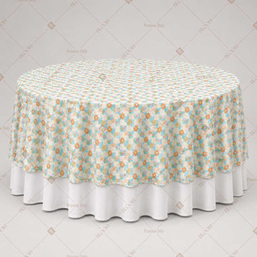 Sage Floral Trellis Table Overlay Pack of 6