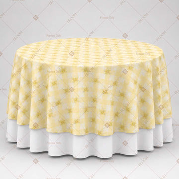 Yellow Buffalo Check Table Overlay Pack of 6