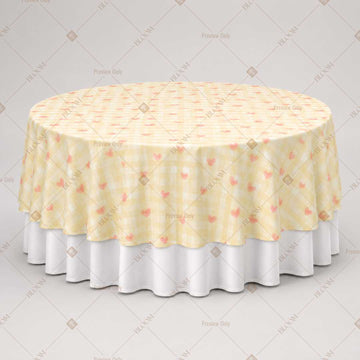 Yellow Floral Meadow Table Overlay Pack of 6