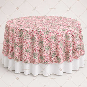 Dusty Pink Botanical Table Overlay Pack of 6