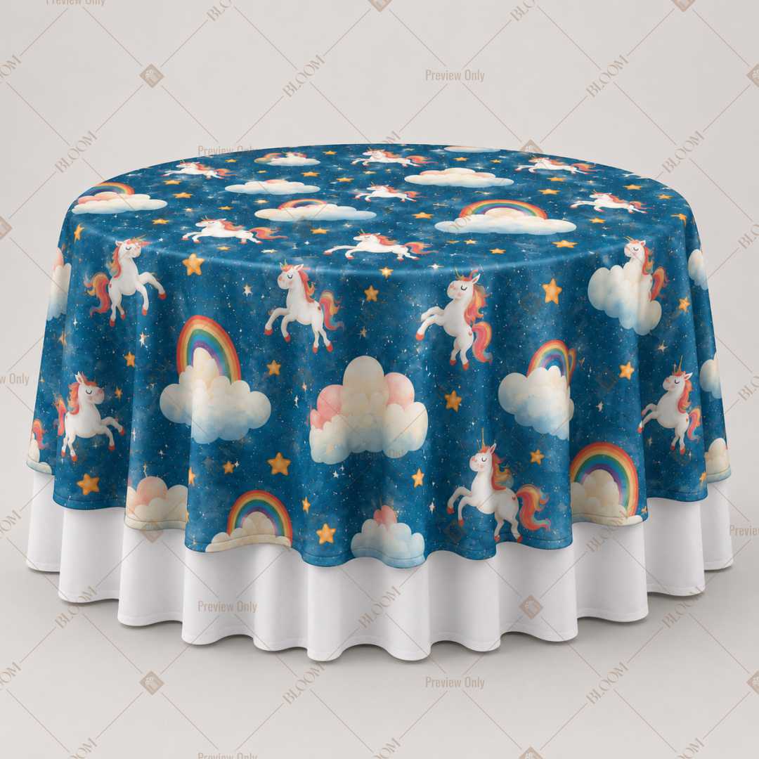 Celestial Moon And Star Table Overlay Pack of 6