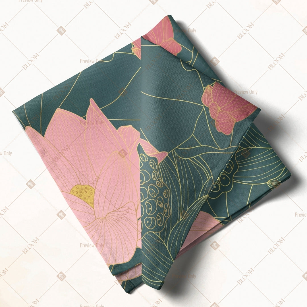 Blush Botanical Pattern Napkin Pack of 20