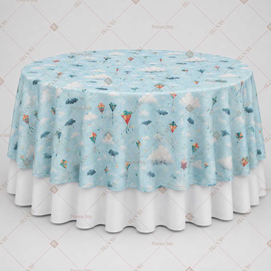 Blue Teddy Bear Party Table Overlay Pack of 6