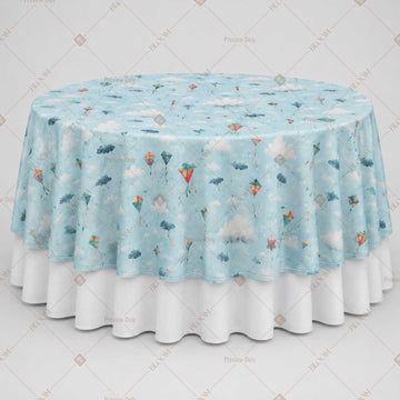 Blue Teddy Bear Party Table Overlay Pack of 6