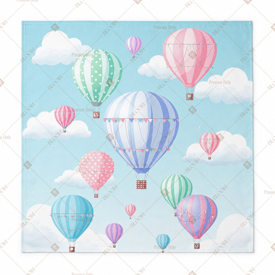 Hot Air Balloon Kids Pattern Design