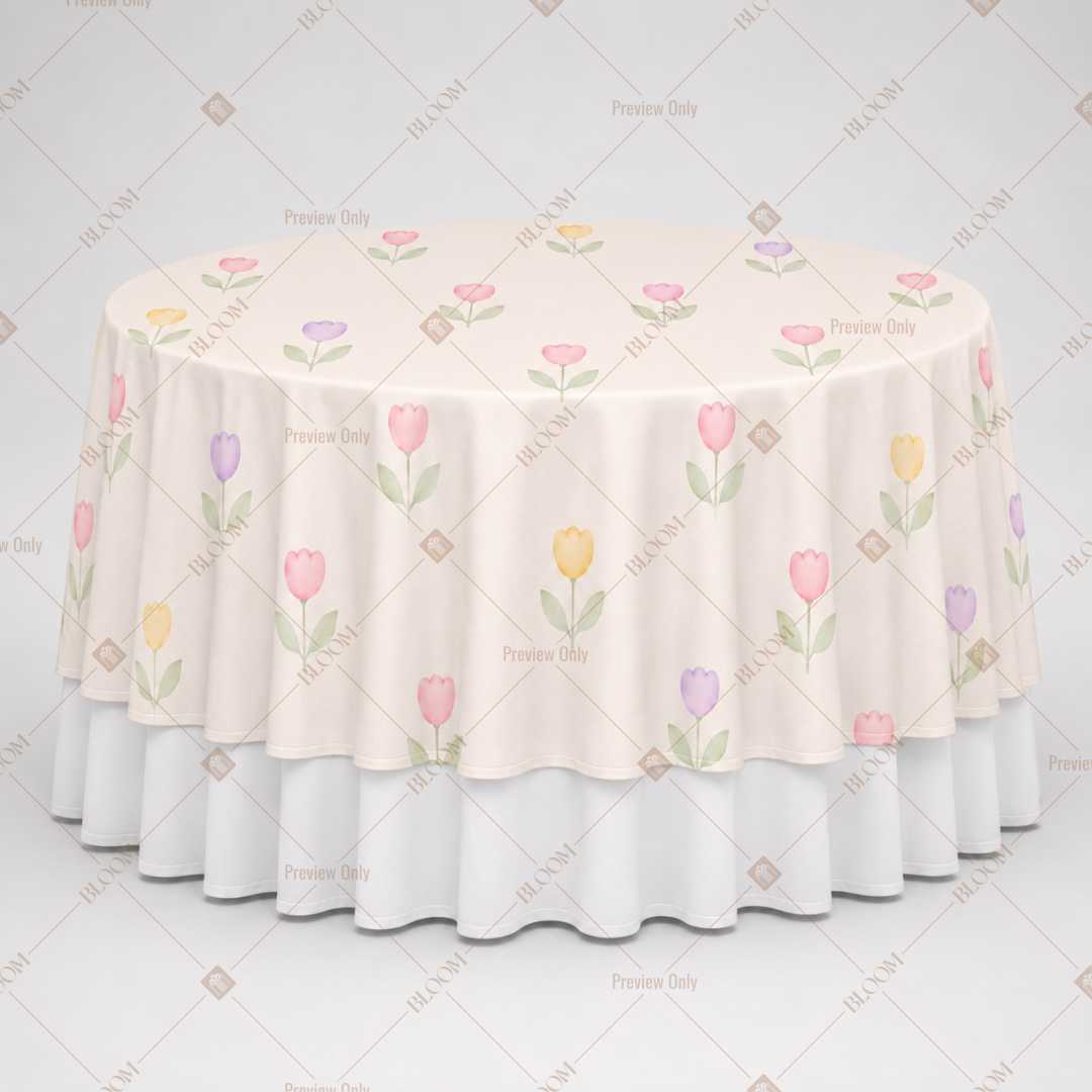 Sweet Heart Pattern Table Overlay Pack of 6