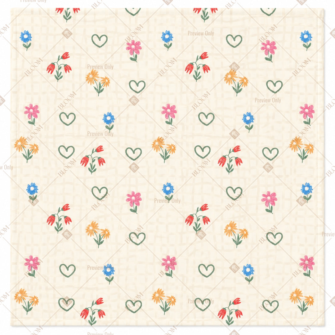 Cute Doodle Kids Pattern Design