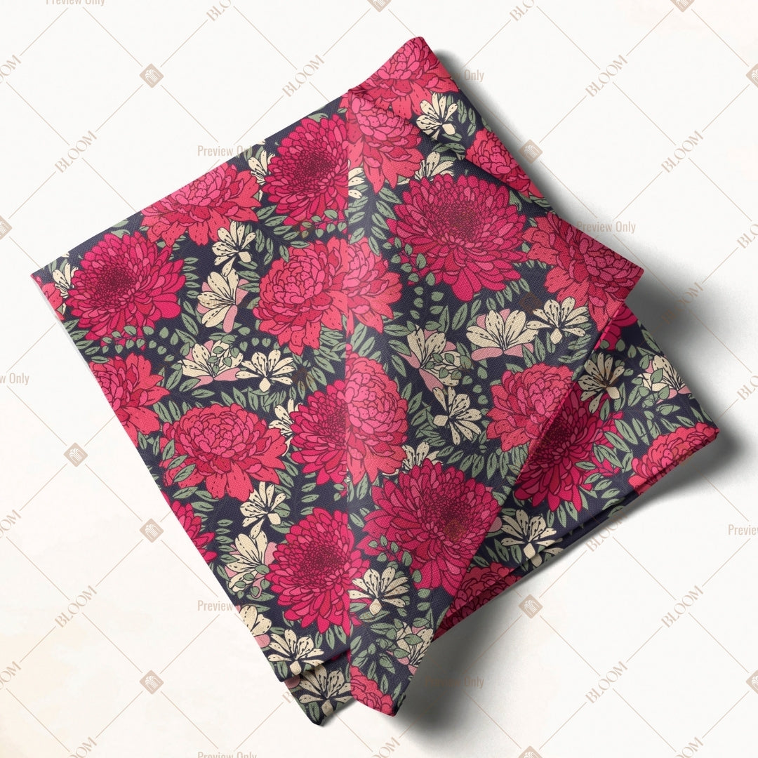 Pink Rose Garden Napkin Pack of 20