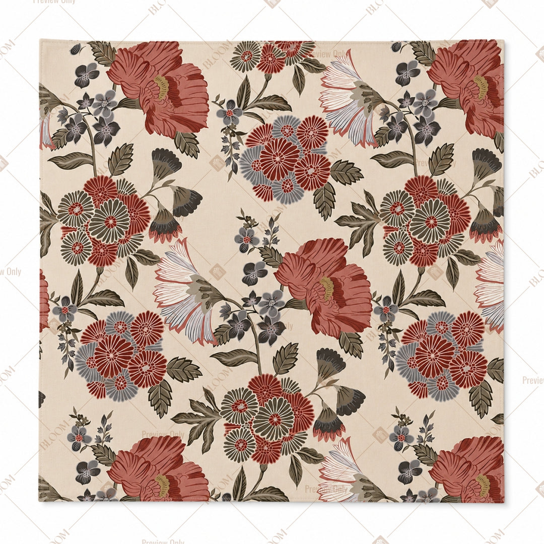 Rustic Floral Vintage Pattern Design