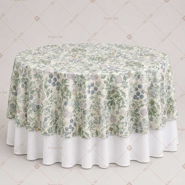 Sage Botanical Vine Table Overlay Pack of 6