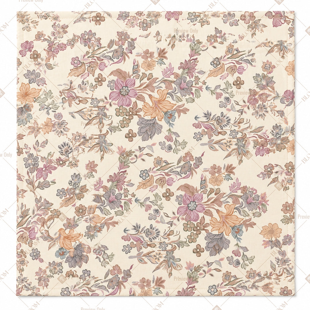 Soft Floral Meadow Pattern Design