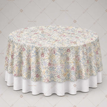 Soft Pastel Floral Table Overlay Pack of 6