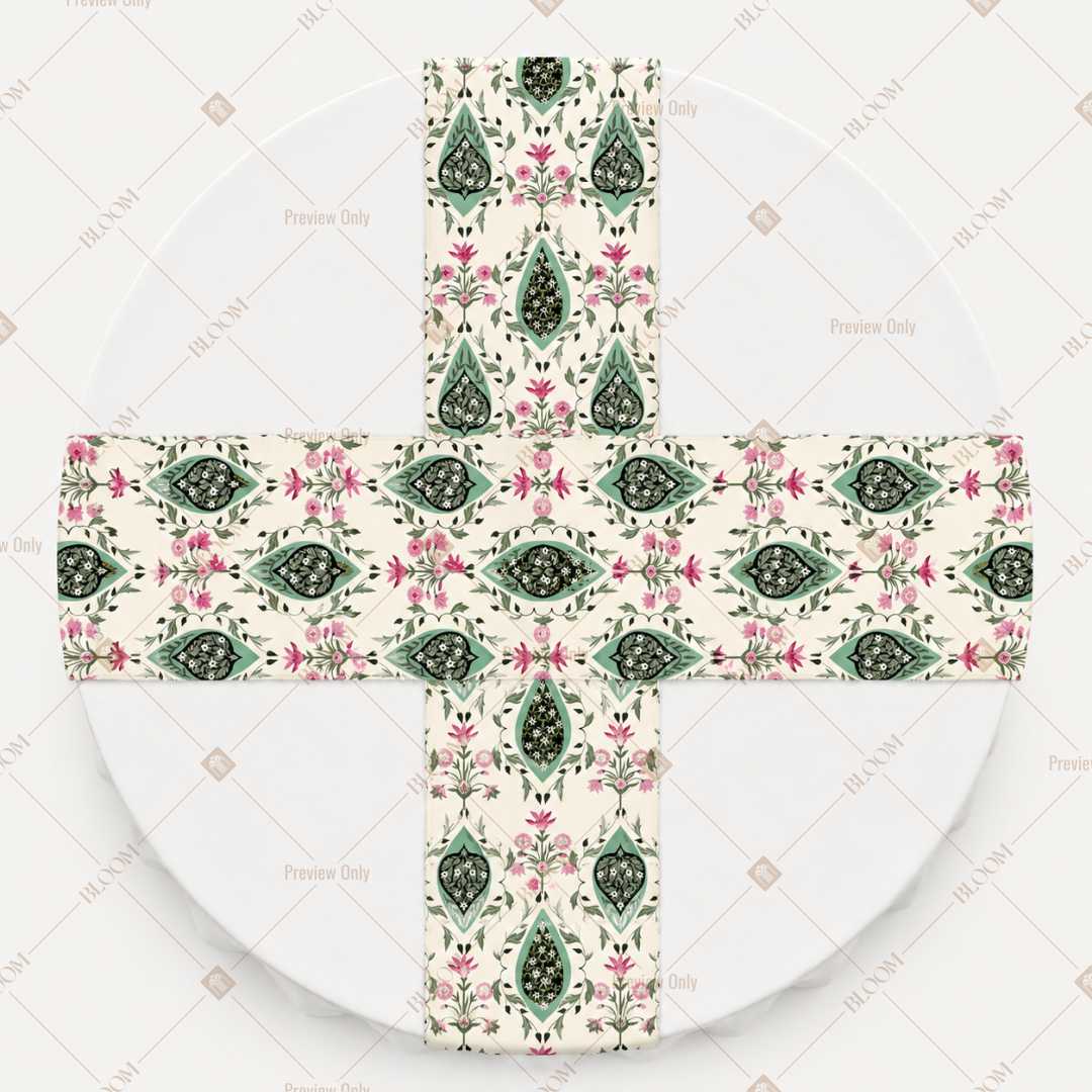 Vintage Rose Garden Table Runner Pack Of 12