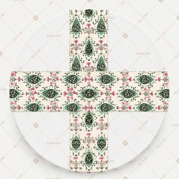 Vintage Rose Garden Table Runner Pack Of 12