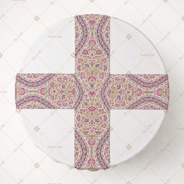 Lavender Paisley Table Runner Pack Of 12