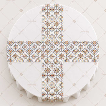Grey Moroccan Trellis Table Runner Pack Of 12
