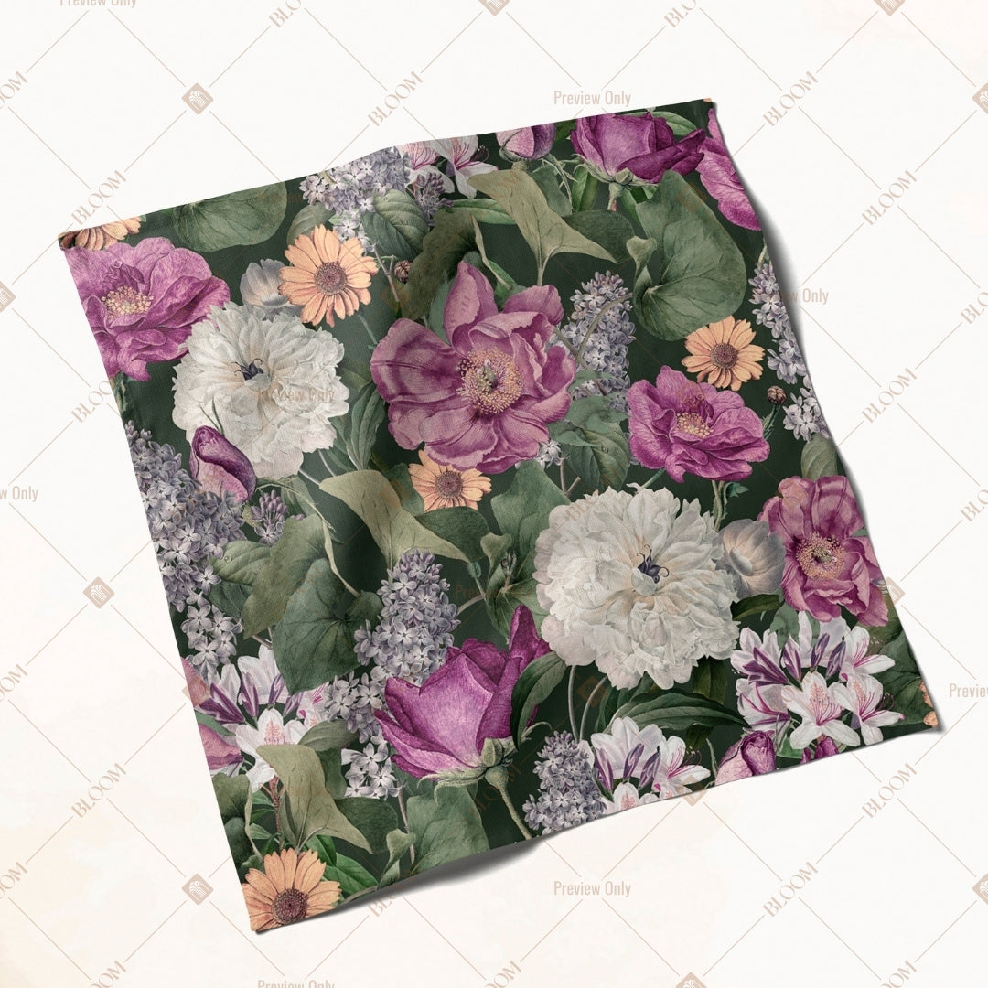 Lilac Floral Garden Napkin Pack of 20