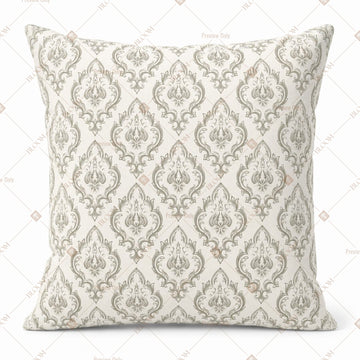 Cream Geometric Pattern Cushion Cover Pack of 12