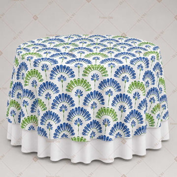 Peacock Feather Arch Table Overlay Pack of 6