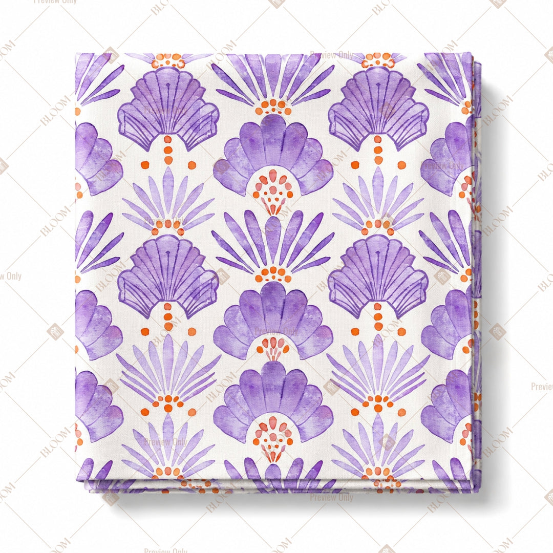 Lavender Floral Pattern Design