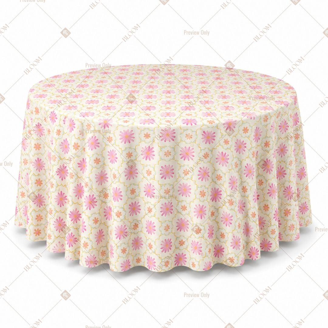 Pink Botanical Table Cover Pack Of 6