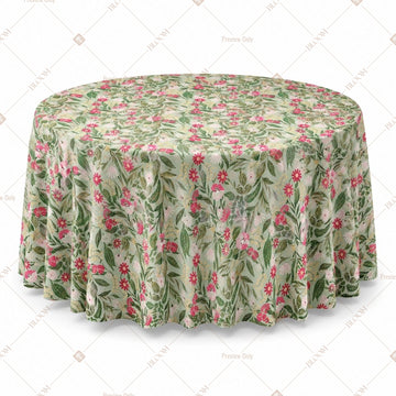 Green Rose Garden Table Cover Pack Of 6